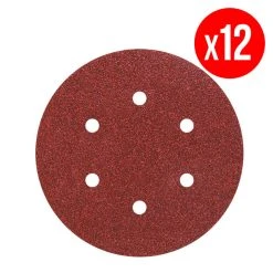 12 Disques Auto-agrippants WOLFCRAFT 1838000 Ø150