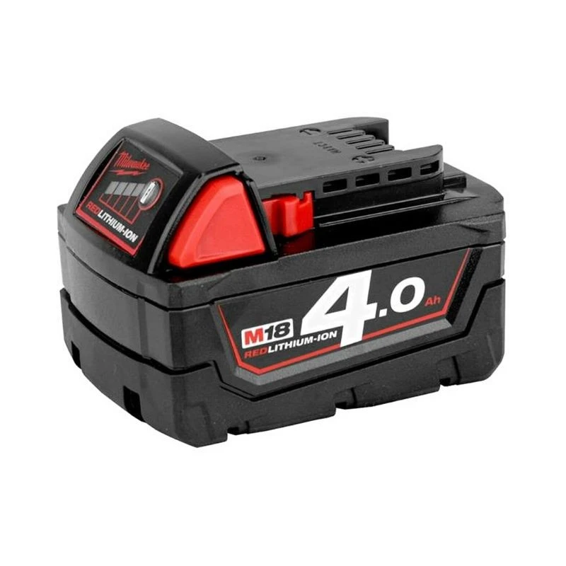 Batterie 18V 4.0Ah MILWAUKEE M18B4 Red Li-ion 1 Batterie 18V 4.0Ah MILWAUKEE M18B4 Red Li-ion