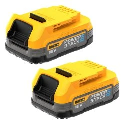 DEWALT MACHINES Batterie Compacte DEWALT DCBP034-XJ - 18V - 1,7Ah - Powerstack XR - Lot De 2