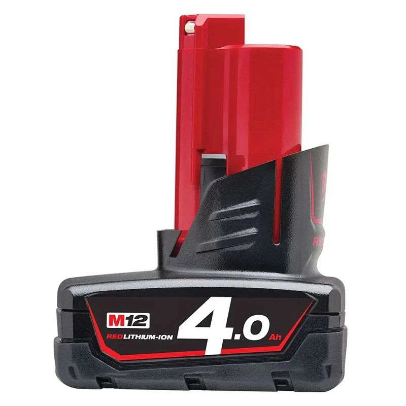 Batterie MILWAUKEE M12B4 Red Lithium M12™ 4Ah 1 Batterie MILWAUKEE M12B4 Red Lithium M12™ 4Ah