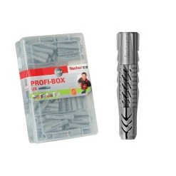 Boîte De 110 Chevilles Tous Matériaux FISCHER 518527 Nylon UX - Ø6-8-10 Mm