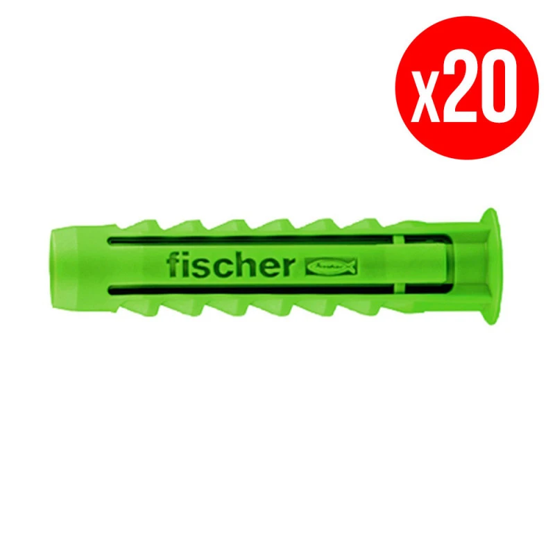 Boite De 20 Chevilles à Expansion SX GREEN FISCHER 524865 Ø12 X 60 Mm 1 Boite De 20 Chevilles à Expansion SX GREEN FISCHER 524865 Ø12 X 60 Mm