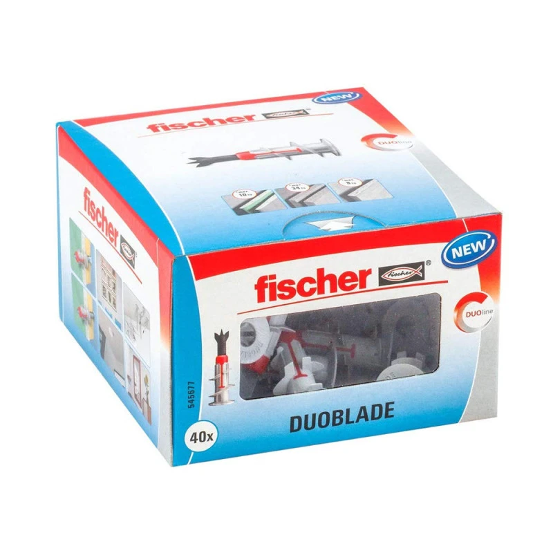 Boite De 40 Chevilles Bi Matière DUOBLADE FISCHER 545677 44 Mm 1 Boite De 40 Chevilles Bi Matière DUOBLADE FISCHER 545677 44 Mm