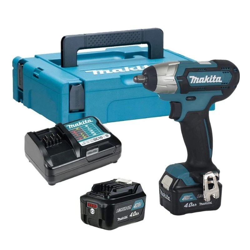 MAKITA MACHINES Boulonneuse à Chocs 10,8 V Li-Ion 140 Nm MAKITA TW140DSMJ - 2 Batteries 4,0Ah + Chargeur - Coffret Mak-Pac 1 MAKITA MACHINES Boulonneuse à Chocs 10,8 V Li-Ion 140 Nm MAKITA TW140DSMJ - 2 Batteries 4,0Ah + Chargeur - Coffret Mak-Pac