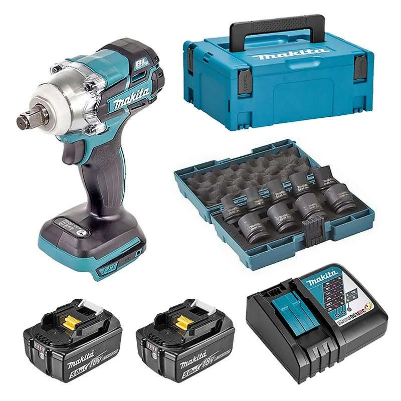 MAKITA MACHINES Boulonneuse à Chocs MAKITA DTW285RTJX 18V Li-Ion 280Nm (2x5AH) 1 MAKITA MACHINES Boulonneuse à Chocs MAKITA DTW285RTJX 18V Li-Ion 280Nm (2x5AH)