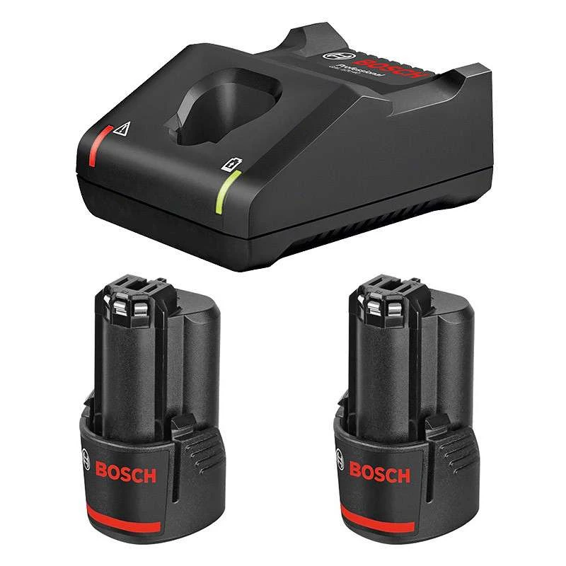 BOSCH MACHINES Chargeur BOSCH GAL 12V-40 Professional + 2 Batteries GBA 12V 3.0Ah Professional 1 BOSCH MACHINES Chargeur BOSCH GAL 12V-40 Professional + 2 Batteries GBA 12V 3.0Ah Professional