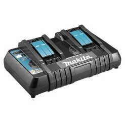 MAKITA MACHINES Chargeur Rapide MAKITA DC18RD Pour 2 Batteries