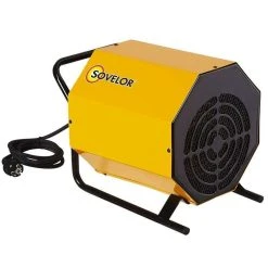 Chauffage Mobile électrique SOVELOR C3 230V Air Pulsé 3300W Monophasé