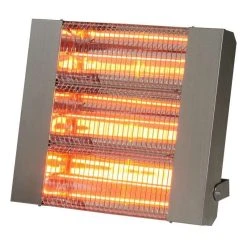 Chauffage Suspendu Radiant Halogène Quartz Infrarouge électrique IPX5 SOVELOR IRC 4500 CI 4500W Triphasé