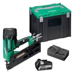 HITACHI - HIKOKI Cloueur De Charpentier 90mm 18V HIKOKI NR1890DBCLWQZ 2 X 5,0Ah