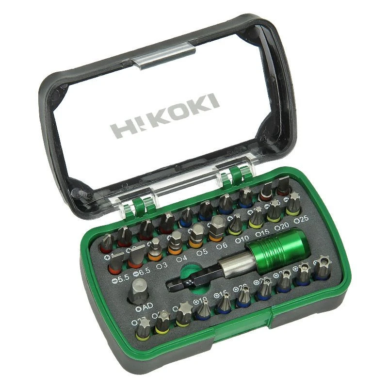 HITACHI - HIKOKI Coffret De 32 Embouts De Vissage HIKOKI 750363 1 HITACHI - HIKOKI Coffret De 32 Embouts De Vissage HIKOKI 750363