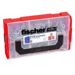 Coffret FISCHER 534084 FIXtainer 210 Chevilles à Expansion Et Multi-matériaux SX Avec Vis