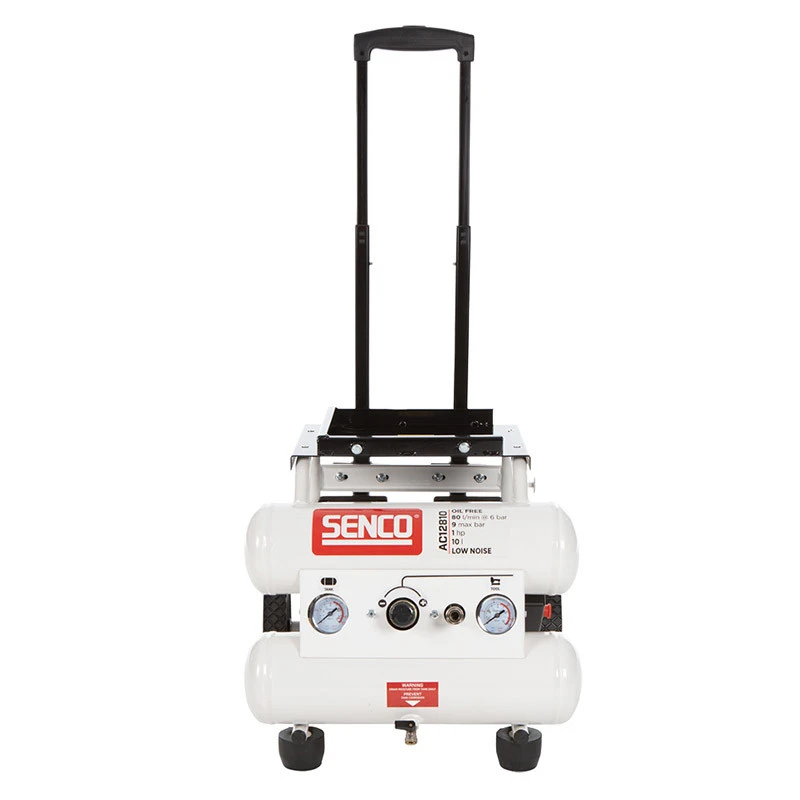 Compresseur Sans Huile Silencieux 10L SENCO AC12810 1 Compresseur Sans Huile Silencieux 10L SENCO AC12810