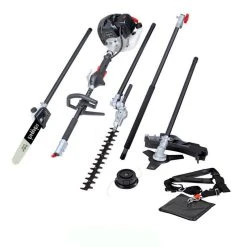 Débroussailleuse Multifonction 4-en-1 SCHEPPACH MFH5300-4BP 52cc 4 Têtes Interchangeables