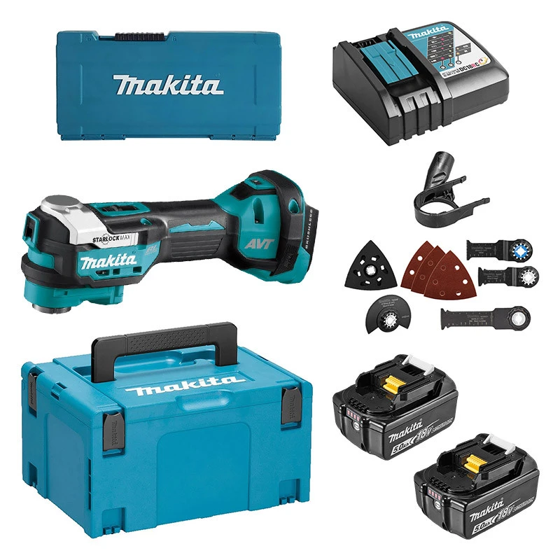 MAKITA MACHINES Découpeur-ponceur Multifonctions MAKITA DTM52RTJX1 - 18V 1 MAKITA MACHINES Découpeur-ponceur Multifonctions MAKITA DTM52RTJX1 - 18V