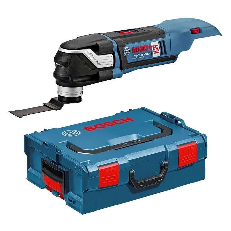BOSCH MACHINES Découpeur-Ponceur Sans Fil BOSCH GOP 18 V-28 Professional (machine Nue) + L-Boxx 1 BOSCH MACHINES Découpeur-Ponceur Sans Fil BOSCH GOP 18 V-28 Professional (machine Nue) + L-Boxx