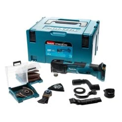 MAKITA MACHINES Découpeur/ponceur Multifonctions MAKITA DTM51ZJX3 18 V Li-ion (machine Seule) Dans MAKPAC + Kit D'accessoires