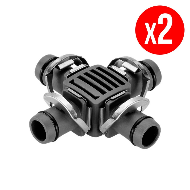 Dérivation En Croix Ø13mm GARDENA 8339-29 1 Dérivation En Croix Ø13mm GARDENA 8339-29