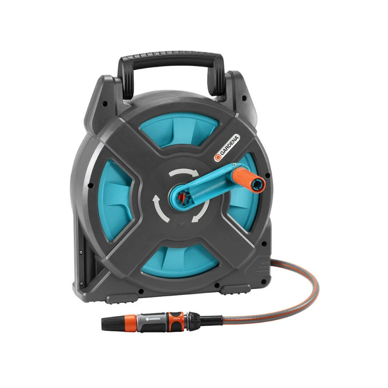 Dévidoir Portable GARDENA 18502-50 CLASSIC Avec Tuyau 15M 1 Dévidoir Portable GARDENA 18502-50 CLASSIC Avec Tuyau 15M