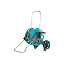 Dévidoir Sur Roues équipé GARDENA 18512-26 AQUAROLL M - Tuyau 25m