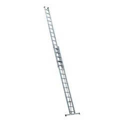 Echelle Aluminium SEMI-PRO ESCALUX V16033 Coulissante à Corde 2x15 / L7M45