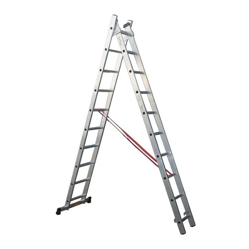 Echelle SEMI PRO ESCALUX V16011 2x10 Barreaux / L4M95 1 Echelle SEMI PRO ESCALUX V16011 2x10 Barreaux / L4M95