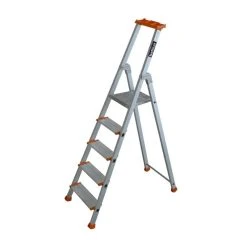 Escabeau ESCALUX V22475 Professionnel Confort "Batilux X460" Anodise 5 Marches H 3M09