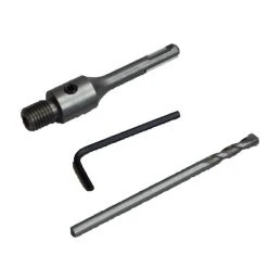 Diam Industries Forêt De Centrage DIAM R01 9mm + Raccord DIAM R03 SDS+/ M16 M Pour Couronnes De Forage à Sec