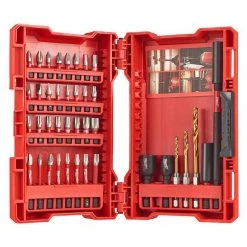Jeu D'embouts MILWAUKEE 4932472059 Shockwave™ Résistants Aux Chocs 39 Pièces