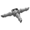 Jonction En T Ø4,6mm (3/16") GARDENA 13125-26