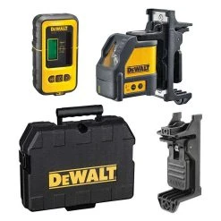 DEWALT MACHINES Laser En Croix Avec Détecteur Laser DEWALT DW088KD 2 Lignes - 50m