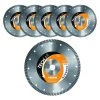 Lot De 5 + 1 GRATUIT Disques Diamant Ø125 Mm DIAM INDUSTRIES FC80 Carrelage Céramique Marbre