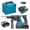 MAKITA MACHINES Marteau Perforateur MAKITA DHR243RTJ à Batteries LXT 18 V SDS-Plus (2 X 5 Ah)