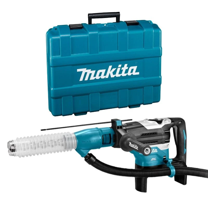 MAKITA MACHINES Marteau Perforateur SDS-MAX 40mm LXT 2x18V MAKITA DHR400ZKU1 + Extraction Poussière + Coffret - Machine Nue 1 MAKITA MACHINES Marteau Perforateur SDS-MAX 40mm LXT 2x18V MAKITA DHR400ZKU1 + Extraction Poussière + Coffret - Machine Nue