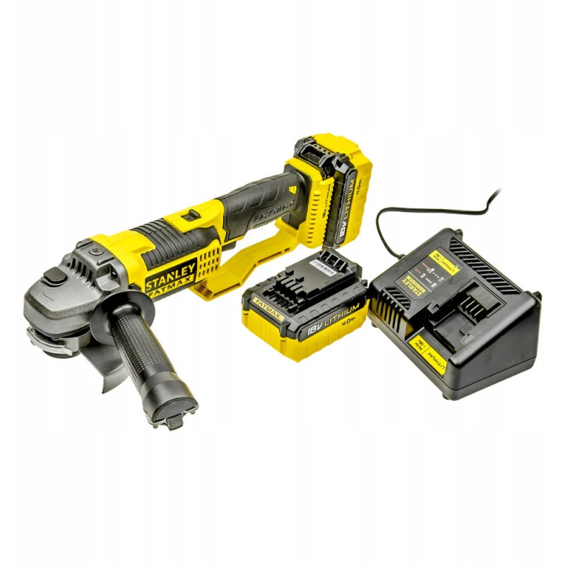 Meuleuse 125mm STANLEY FMC761M2 FATMAX Lithium 18V - 2 Batteries 4,0 Ah 1 Meuleuse 125mm STANLEY FMC761M2 FATMAX Lithium 18V - 2 Batteries 4,0 Ah