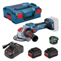 BOSCH MACHINES Meuleuse Angulaire Sans-fil BITURBO BOSCH GWS 18V-15 SC Professional En L-Boxx (2x5,5Ah)