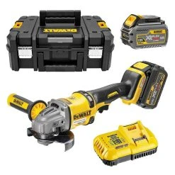 DEWALT MACHINES Meuleuse DEWALT DCG414T2 125 Mm XR Flexvolt 54 V + T-Stak