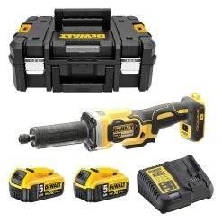DEWALT MACHINES Meuleuse Droite DEWALT DCG426P2 XR 18V (2 X 5Ah) Brushless En Coffret