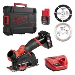 Meuleuse Ø76mm MILWAUKEE M12 FCOT-422X 1 X 2,0 Ah + 1 X 4,0 Ah 4933464619