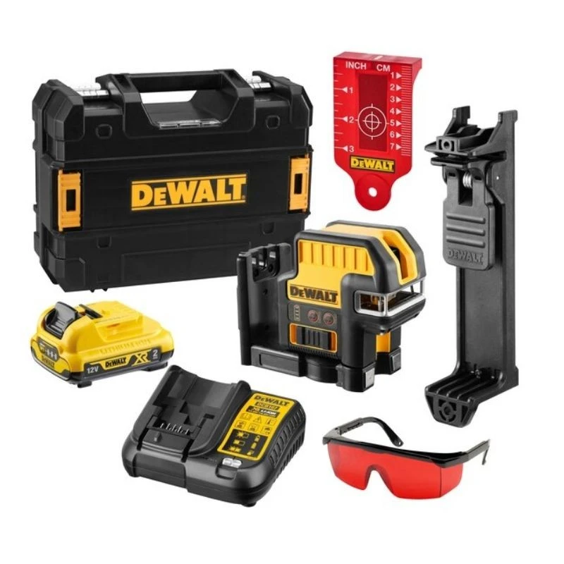DEWALT MACHINES Niveau Laser Croix XR DEWALT DCE0825D1R-QW 10.8V - 2Ah Li-Ion - Faisceau Rouge 1 DEWALT MACHINES Niveau Laser Croix XR DEWALT DCE0825D1R-QW 10.8V - 2Ah Li-Ion - Faisceau Rouge