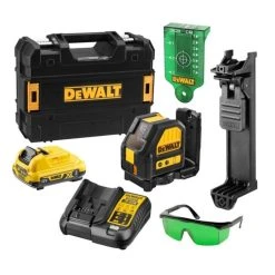 DEWALT MACHINES Niveau Laser Croix XR DEWALT DCE088D1G-QW 10.8V - 2Ah Li-Ion - Faisceau Vert