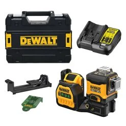 DEWALT MACHINES Niveau Laser Multi-lignes DEWALT DCE089D1G18-QW 3 X 360° XR 12V / 18V (1 X 2,0 Ah)