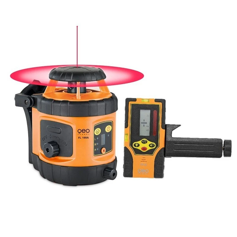 Niveau Laser Rotatif Automatique GEO FENNEL FLG190A + FRG45 - 292190 1 Niveau Laser Rotatif Automatique GEO FENNEL FLG190A + FRG45 - 292190