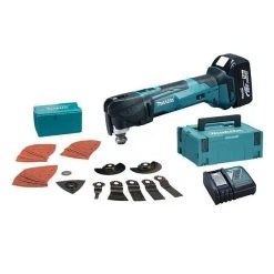 MAKITA MACHINES Outils Multifonctions Oscillant MAKITA DTM51RTJX2 18V LXT 2 X 5,0 Ah