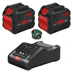 BOSCH MACHINES Pack 2 Batteries BOSCH ProCORE 18V 12Ah Professional + Chargeur BOSCH GAL 18V-160 C Professional + GCY 42