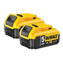DEWALT MACHINES Pack 2 Batteries DEWALT DCB184 18 V 5 Ah XR Li-Ion