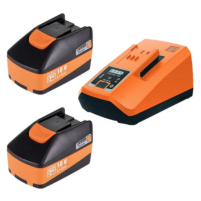 Pack 2 Batteries FEIN 18V 6,0Ah + 1 Chargeur Rapide ALG 80 BC 1 Pack 2 Batteries FEIN 18V 6,0Ah + 1 Chargeur Rapide ALG 80 BC