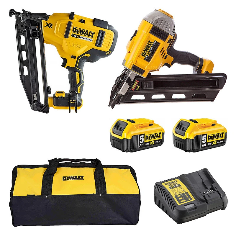 DEWALT MACHINES Pack 2 Cloueurs DEWALT DCK2046P2 (2 X 5,0 Ah) 1 DEWALT MACHINES Pack 2 Cloueurs DEWALT DCK2046P2 (2 X 5,0 Ah)