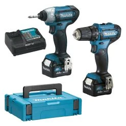 MAKITA MACHINES Pack 2 Outils MAKITA CLX224SMJ (DF333D + TD110D) 12V (2 X 4,0 Ah)