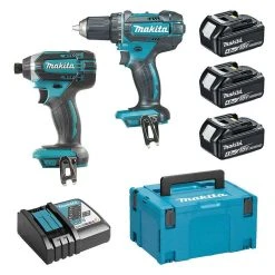 MAKITA MACHINES Pack 2 Outils MAKITA DLX2127MJ1 (DDF482 + DTD152) 18 V Li-Ion (3 X 4 Ah)